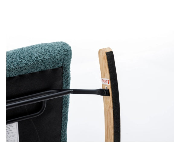 Chaises rembourrées en patchwork modernes