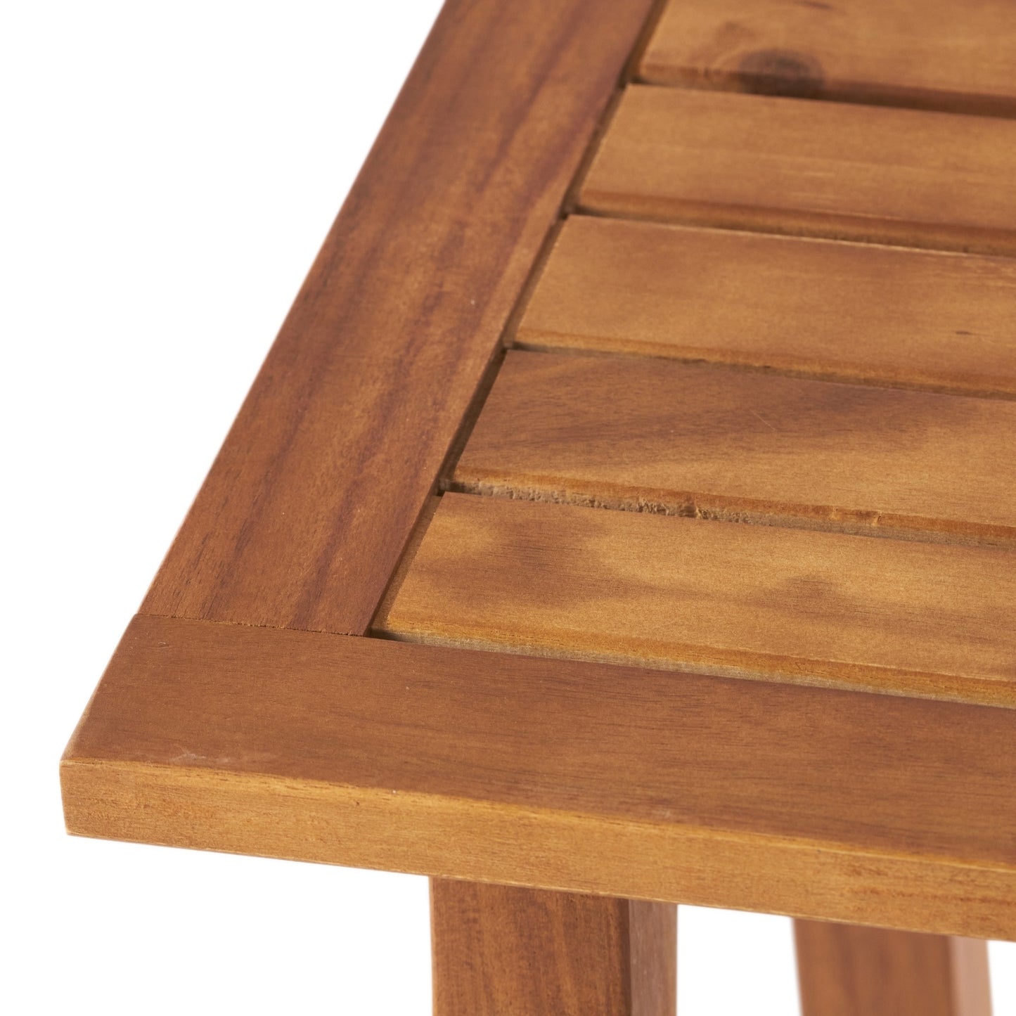 Table d'appoint en bois d'acacia