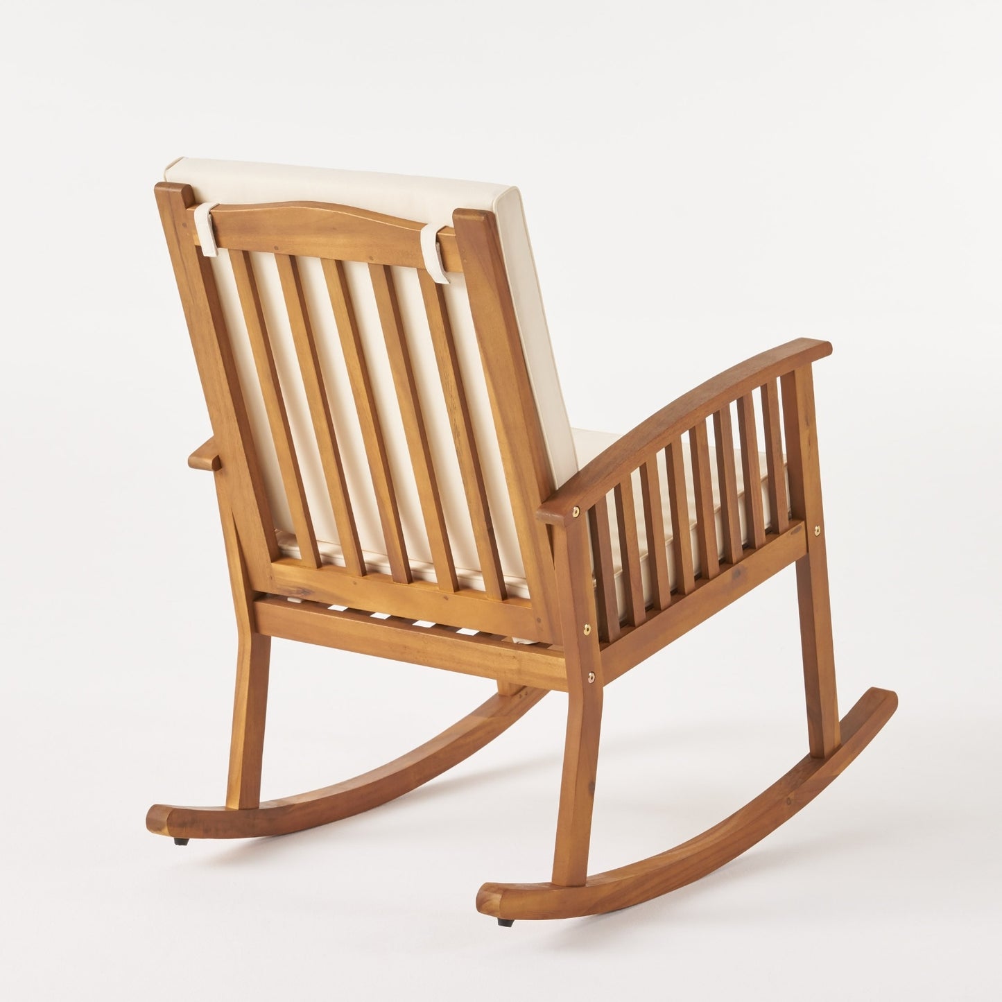Chaise à bascule en acacia