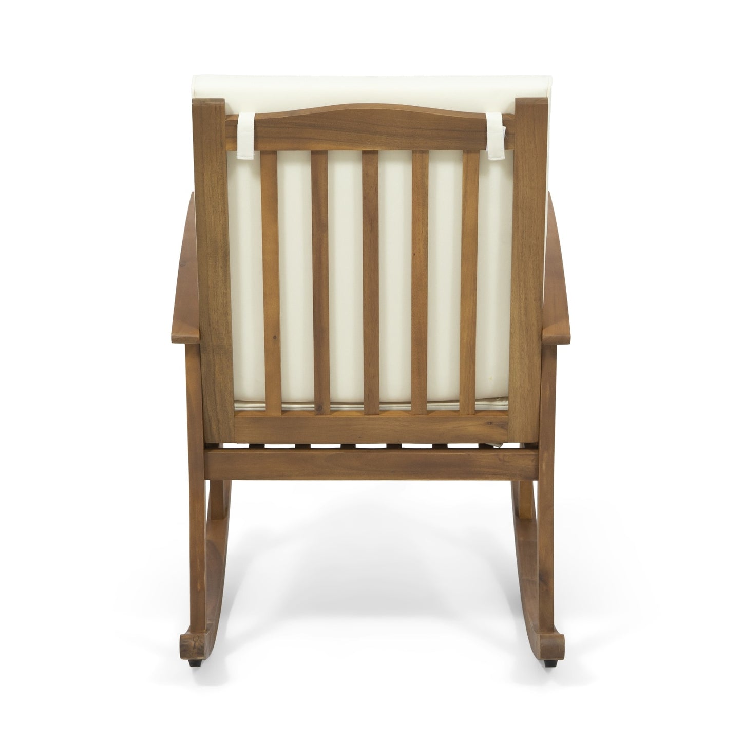 Chaise à bascule en acacia