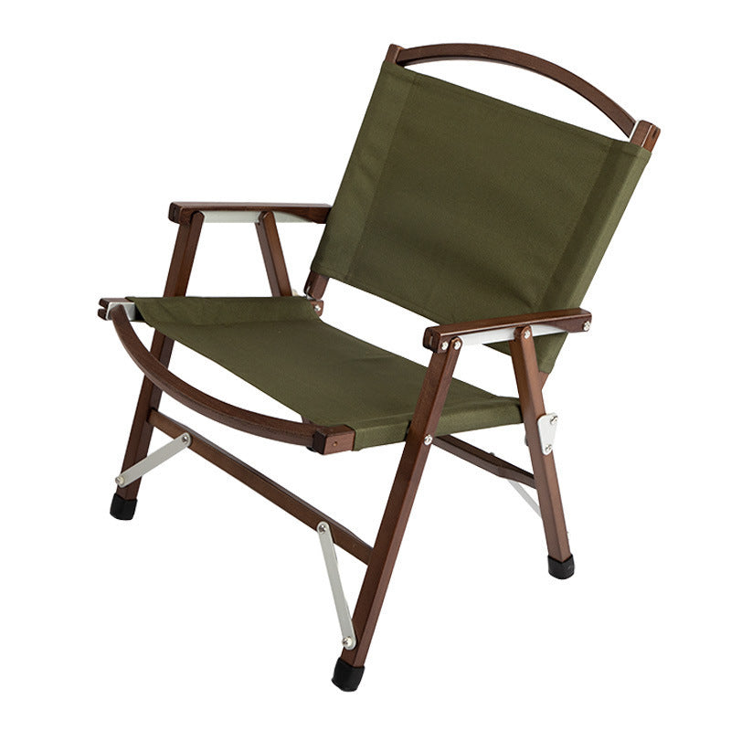 Chaise pliante d'extérieur en bois massif