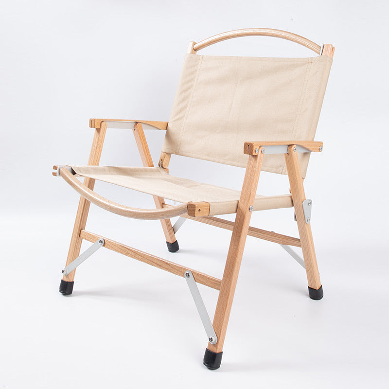 Chaise pliante d'extérieur en bois massif