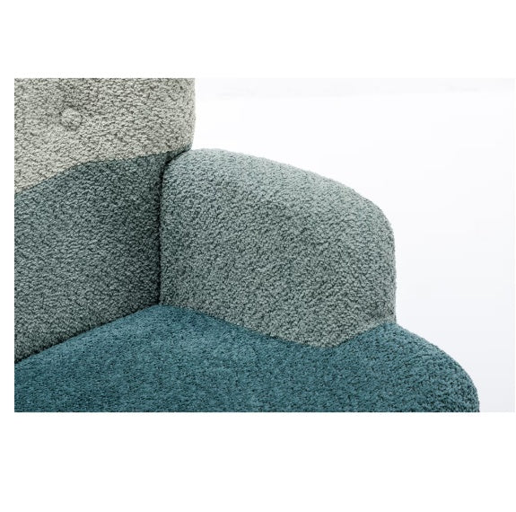 Chaises rembourrées en patchwork modernes