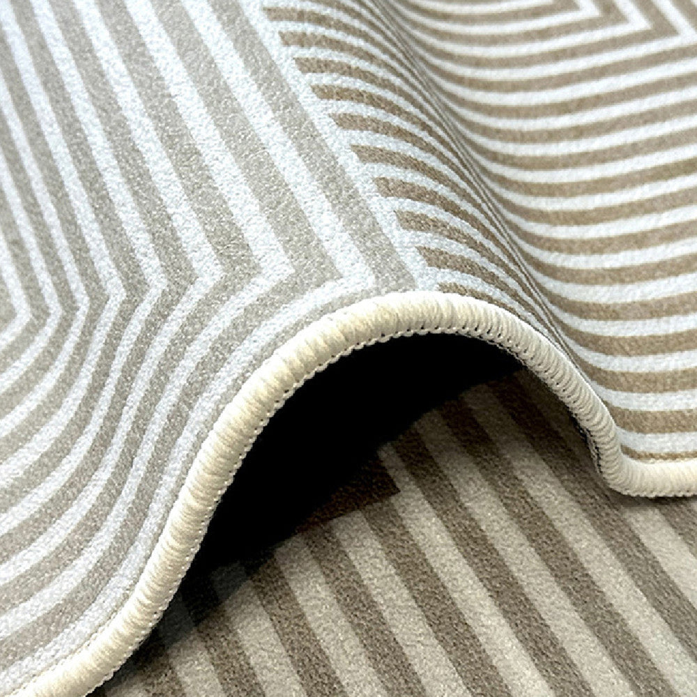 Tapis uni de couleur crème