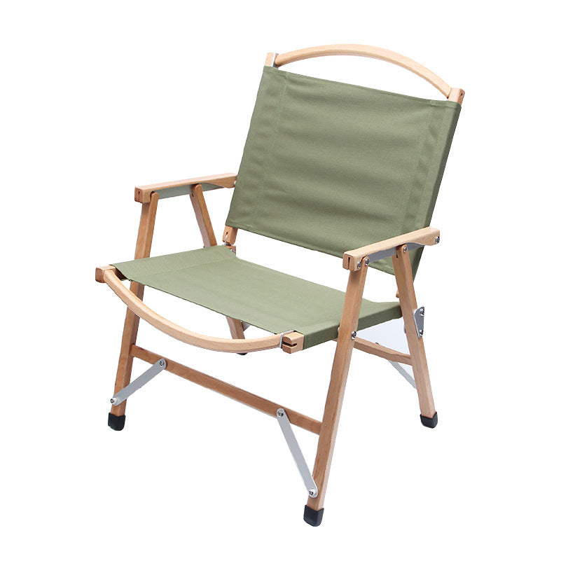 Chaise pliante d'extérieur en bois massif