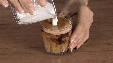 Manuelle Kapselkaffeemaschine Handpresskanne für Milchschaum