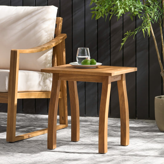 Table d'appoint en bois d'acacia