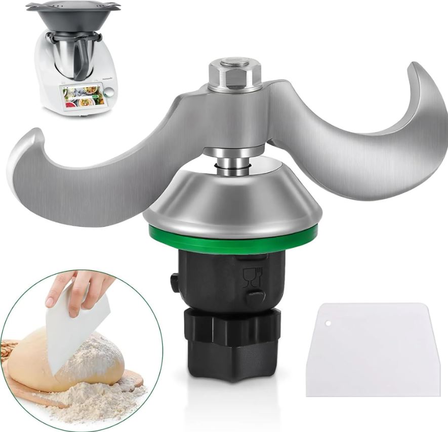 Cuchilla amasadora para Thermomix TM6, TM5, cuchilla mezcladora de masa de acero inoxidable