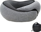 Almohada de viaje para el cuello, almohada de apoyo para la barbilla, almohada ajustable para el hogar