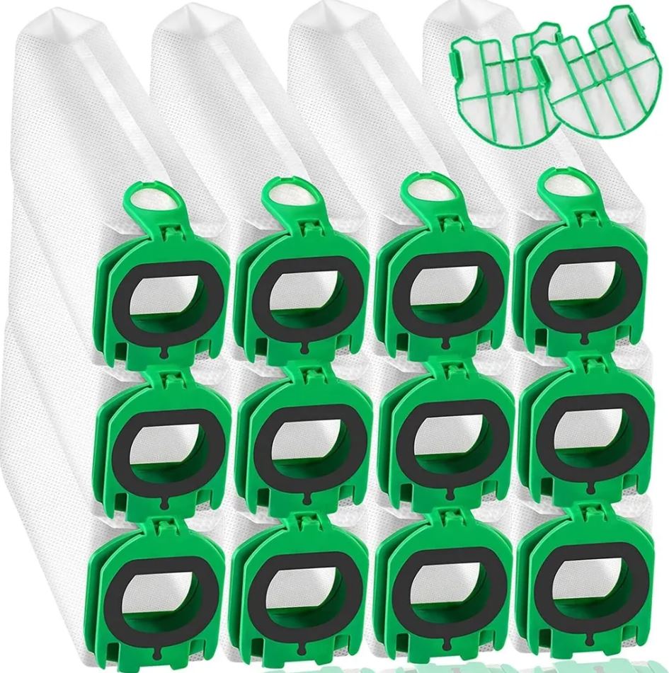 12 bolsas de aspiradora compatibles con Vorwerk Kobold VB100 FP100 VB 100 FP 100