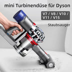 Mini boquilla de turbina para aspiradoras Dyson V7 / V8 / V10 / V11 / V15