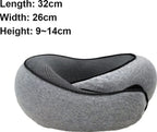 Almohada de viaje para el cuello, almohada de apoyo para la barbilla, almohada ajustable para el hogar