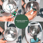 Tapón de agua para Thermomix TM5/TM6 – Recambio, sin BPA, resistente al calor