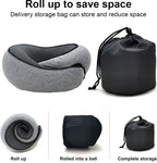 Almohada de viaje para el cuello, almohada de apoyo para la barbilla, almohada ajustable para el hogar