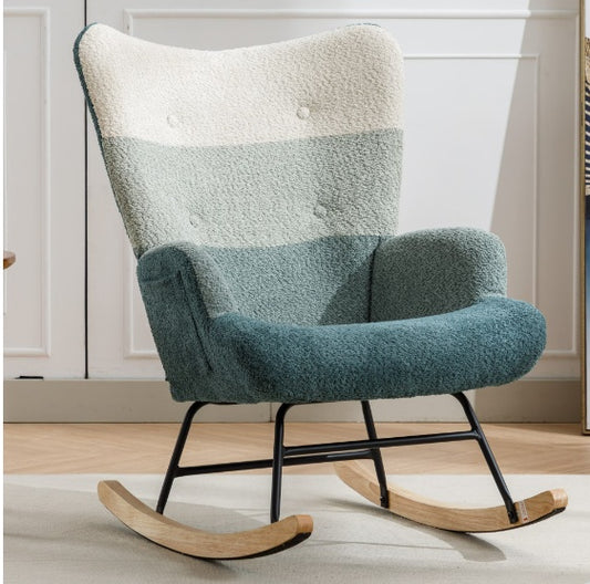 Chaises rembourrées en patchwork modernes