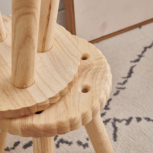 Petit banc à l'ancienne en bois massif