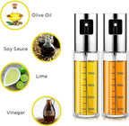 Pulverizador de aceite de 100 ml - Set de 2 pulverizadores de aceite - 100 ml de capacidad cada uno