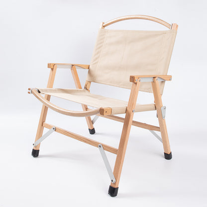Chaise pliante d'extérieur en bois massif