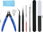 Modell-Grundlagenwerkzeug-Set, 14-teilig, Gundam, Modellbauwerkzeug-Set, Modell-Grundlagenwerkzeuge, Bastelwerkzeug-Set