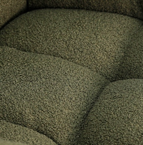 Chaise à bascule en tissu teddy
