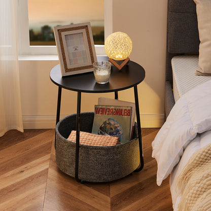 Table basse avec étagère