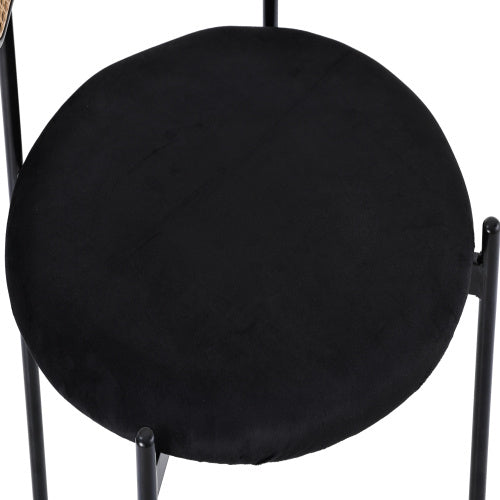 Chaises de salle à manger en velours