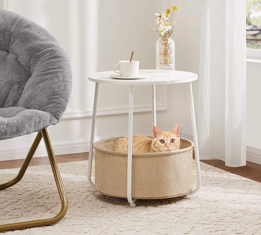 Table basse avec étagère