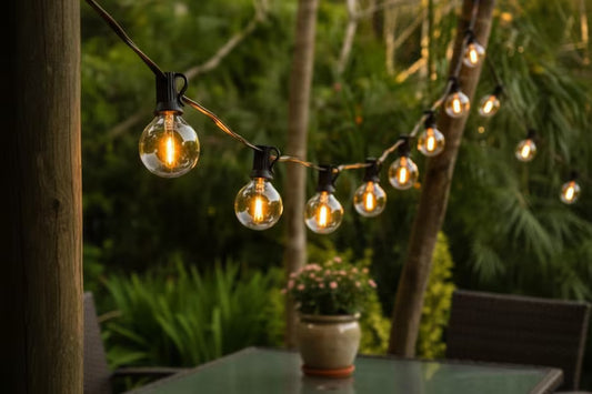 Vintage G40 LED Outdoor String Lights Waterproof Globe Lights Patio Lights Garden Lights Warm White Pergola Lights Wedding Lights Yard Lights